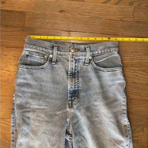 Madewell The Perfect Vintage Straight Crop Jean in Montville Sz 26 - Picture 8 of 9